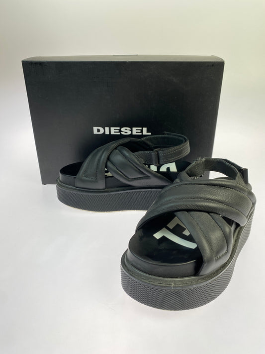 【中古品】【レディース】 DIESEL ディーゼル SA-SCIROCCO XR サ シロッコ エックスアール 靴 サンダル 167-261021-hu-07-min サイズ：38 カラー：ブラック 万代Net店