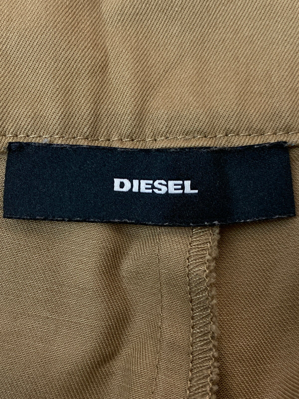 【中古品】【メンズ】 DIESEL ディーゼル コットン ポプリン ワークパンツ メンズ ボトムス 141-261022-em-61-min サイズ：23 カラー：カーキ 万代Net店