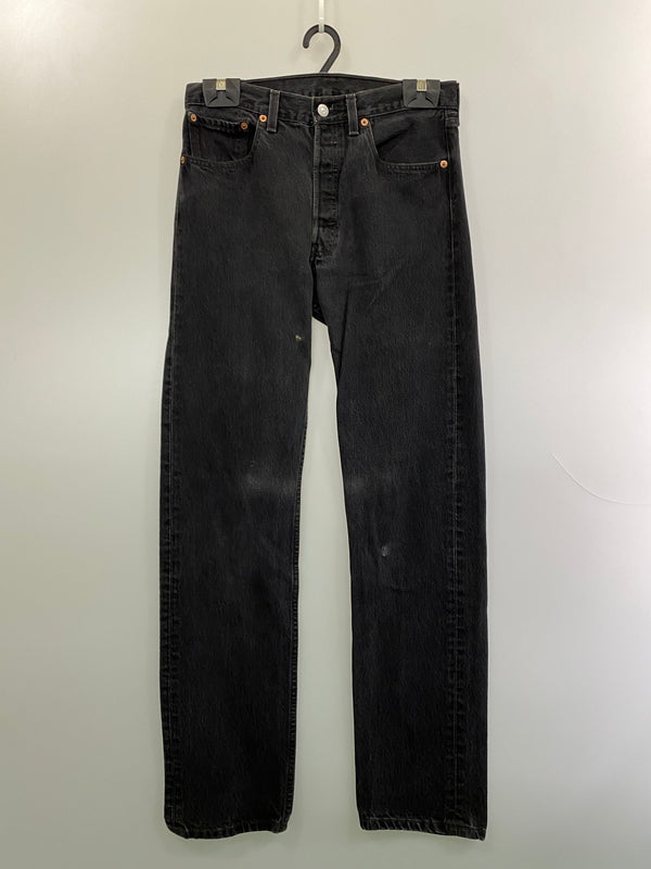 【現状渡し品】【メンズ】 LEVI'S リーバイス 501 99年11月製造 メキシコ製 後染め デニムパンツ メンズ ボトムス ジーンズ ヴィンテージ ジーパン 157-261022-em-51-min サイズ：31×34 カラー：インディゴブラック 万代Net店