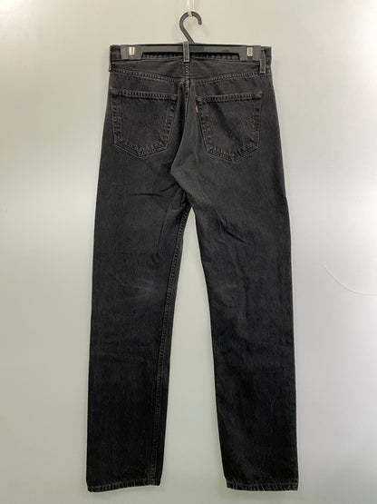 【現状渡し品】【メンズ】 LEVI'S リーバイス 501 99年11月製造 メキシコ製 後染め デニムパンツ メンズ ボトムス ジーンズ ヴィンテージ ジーパン 157-261022-em-51-min サイズ：31×34 カラー：インディゴブラック 万代Net店