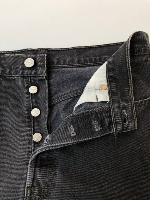 【現状渡し品】【メンズ】 LEVI'S リーバイス 501 99年11月製造 メキシコ製 後染め デニムパンツ メンズ ボトムス ジーンズ ヴィンテージ ジーパン 157-261022-em-51-min サイズ：31×34 カラー：インディゴブラック 万代Net店