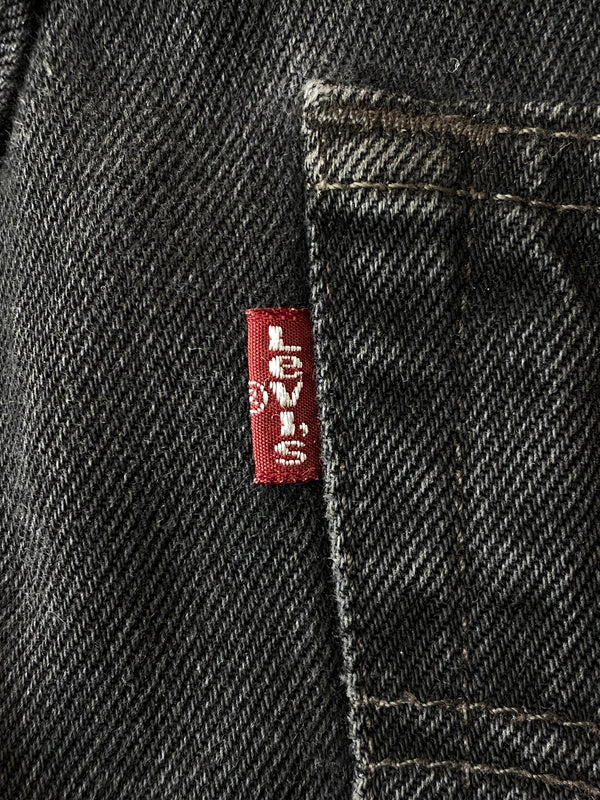 【現状渡し品】【メンズ】 LEVI'S リーバイス 501 99年11月製造 メキシコ製 後染め デニムパンツ メンズ ボトムス ジーンズ ヴィンテージ ジーパン 157-261022-em-51-min サイズ：31×34 カラー：インディゴブラック 万代Net店
