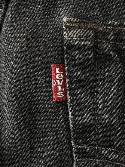 【現状渡し品】【メンズ】 LEVI'S リーバイス 501 99年11月製造 メキシコ製 後染め デニムパンツ メンズ ボトムス ジーンズ ヴィンテージ ジーパン 157-261022-em-51-min サイズ：31×34 カラー：インディゴブラック 万代Net店