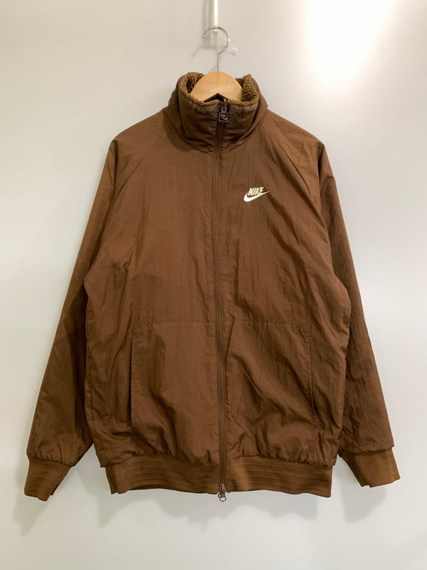 【中古品】【メンズ】 NIKE ナイキ REVERSIBLE BOA JACKET リバーシブル ボアジャケット アウター 148-261023-hu-12-min サイズ：M カラー：ブラウン系 万代Net店
