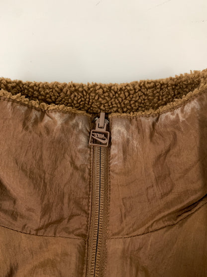 【中古品】【メンズ】 NIKE ナイキ REVERSIBLE BOA JACKET リバーシブル ボアジャケット アウター 148-261023-hu-12-min サイズ：M カラー：ブラウン系 万代Net店
