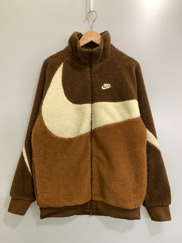【中古品】【メンズ】 NIKE ナイキ REVERSIBLE BOA JACKET リバーシブル ボアジャケット アウター 148-261023-hu-12-min サイズ：M カラー：ブラウン系 万代Net店