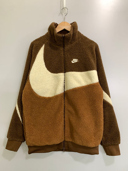 【中古品】【メンズ】 NIKE ナイキ REVERSIBLE BOA JACKET リバーシブル ボアジャケット アウター 148-261023-hu-12-min サイズ：M カラー：ブラウン系 万代Net店