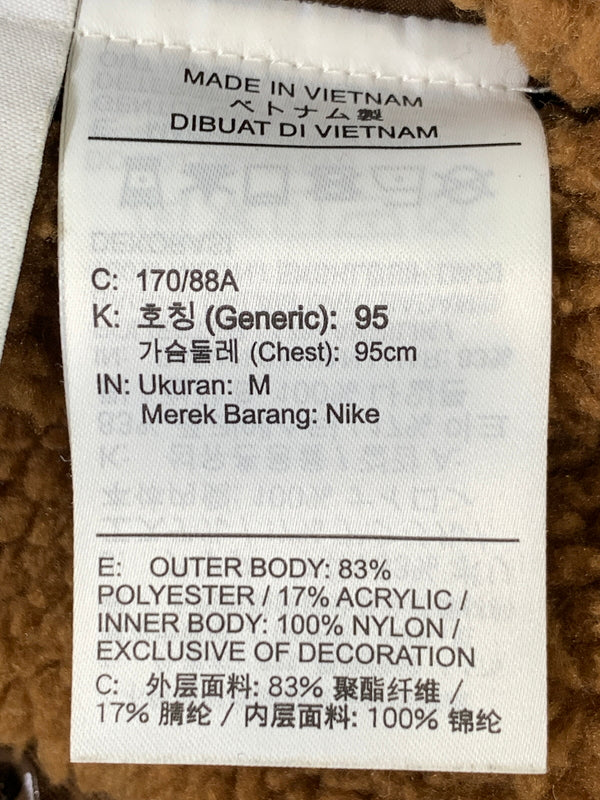 【中古品】【メンズ】 NIKE ナイキ REVERSIBLE BOA JACKET リバーシブル ボアジャケット アウター 148-261023-hu-12-min サイズ：M カラー：ブラウン系 万代Net店