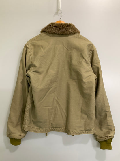 【中古品】【メンズ】 USED ユーズド N-1 DECK JACKET デッキジャケット ミリタリー アウター 145-261023-hu-05-min サイズ：34 カラー：ベージュ系 万代Net店