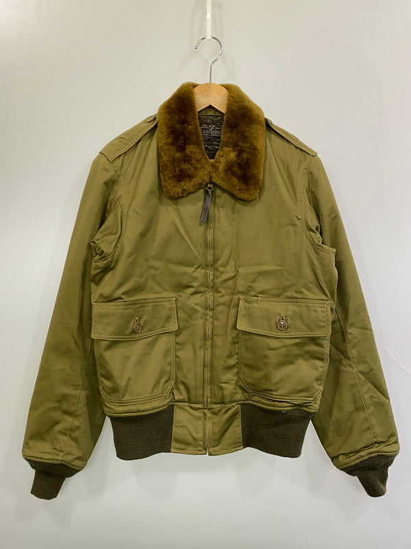 【中古品】【メンズ】 BUZZ RICKSON'S バズリクソンズ B-10 FLIGHT JACKET GL12872 B-10 フライトジャケット メンズ アウター ブルゾン 145-261015-em-03-min サイズ：38 カラー：カーキ 万代Net店
