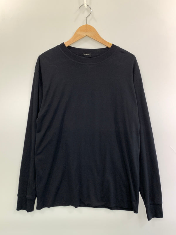 【中古品】【メンズ】 COMOLI コモリ ダブルレイヤー LS シャツ S03-05002 ロングスリーブ メンズ 長袖シャツ クルーネック 140-261022-em-17-min サイズ：1 カラー：ブラック 万代Net店