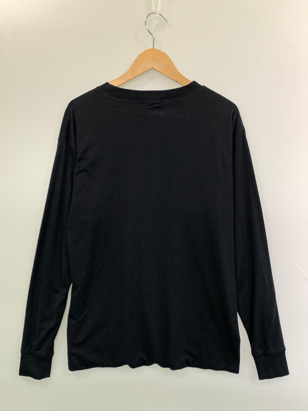 【中古品】【メンズ】 COMOLI コモリ ダブルレイヤー LS シャツ S03-05002 ロングスリーブ メンズ 長袖シャツ クルーネック 140-261022-em-17-min サイズ：1 カラー：ブラック 万代Net店