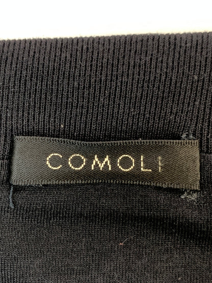 【中古品】【メンズ】 COMOLI コモリ ダブルレイヤー LS シャツ S03-05002 ロングスリーブ メンズ 長袖シャツ クルーネック 140-261022-em-17-min サイズ：1 カラー：ブラック 万代Net店
