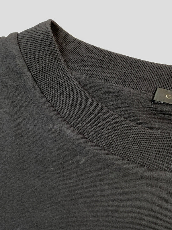 【中古品】【メンズ】 COMOLI コモリ ダブルレイヤー LS シャツ S03-05002 ロングスリーブ メンズ 長袖シャツ クルーネック 140-261022-em-17-min サイズ：1 カラー：ブラック 万代Net店
