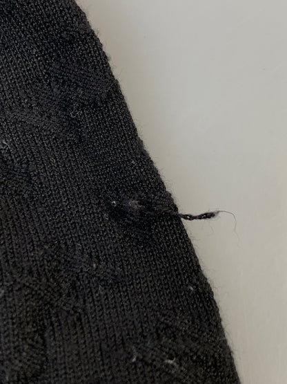 【中古品】【メンズ】 ARMANI EXCHANGE アルマーニエクスチェンジ KNIT ニット メンズ 長袖シャツ トップス 141-261022-em-19-min サイズ：M カラー：ブラック 万代Net店