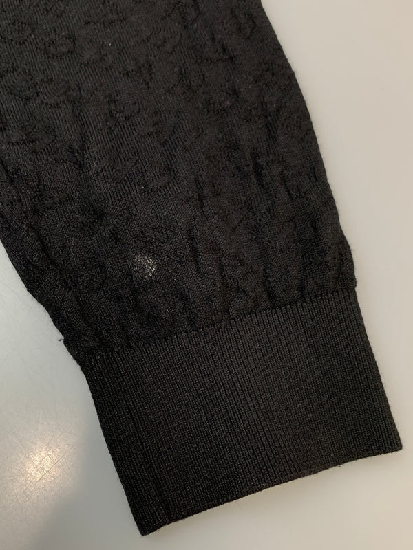【中古品】【メンズ】 ARMANI EXCHANGE アルマーニエクスチェンジ KNIT ニット メンズ 長袖シャツ トップス 141-261022-em-19-min サイズ：M カラー：ブラック 万代Net店