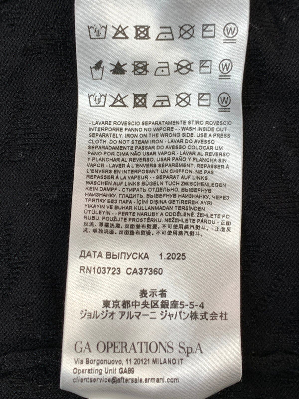 【中古品】【メンズ】 ARMANI EXCHANGE アルマーニエクスチェンジ KNIT ニット メンズ 長袖シャツ トップス 141-261022-em-19-min サイズ：M カラー：ブラック 万代Net店