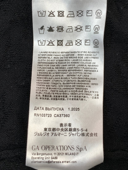 【中古品】【メンズ】 ARMANI EXCHANGE アルマーニエクスチェンジ KNIT ニット メンズ 長袖シャツ トップス 141-261022-em-19-min サイズ：M カラー：ブラック 万代Net店