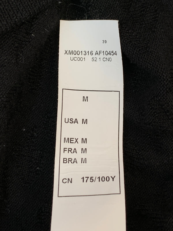 【中古品】【メンズ】 ARMANI EXCHANGE アルマーニエクスチェンジ KNIT ニット メンズ 長袖シャツ トップス 141-261022-em-19-min サイズ：M カラー：ブラック 万代Net店