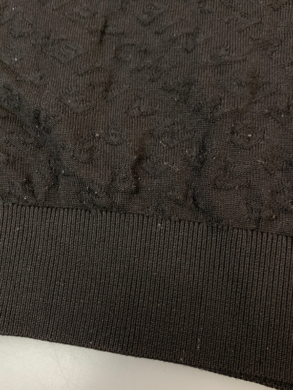 【中古品】【メンズ】 ARMANI EXCHANGE アルマーニエクスチェンジ KNIT ニット メンズ 長袖シャツ トップス 141-261022-em-19-min サイズ：M カラー：ブラック 万代Net店