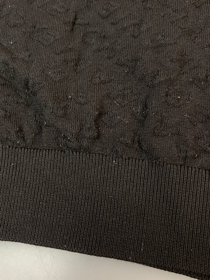 【中古品】【メンズ】 ARMANI EXCHANGE アルマーニエクスチェンジ KNIT ニット メンズ 長袖シャツ トップス 141-261022-em-19-min サイズ：M カラー：ブラック 万代Net店
