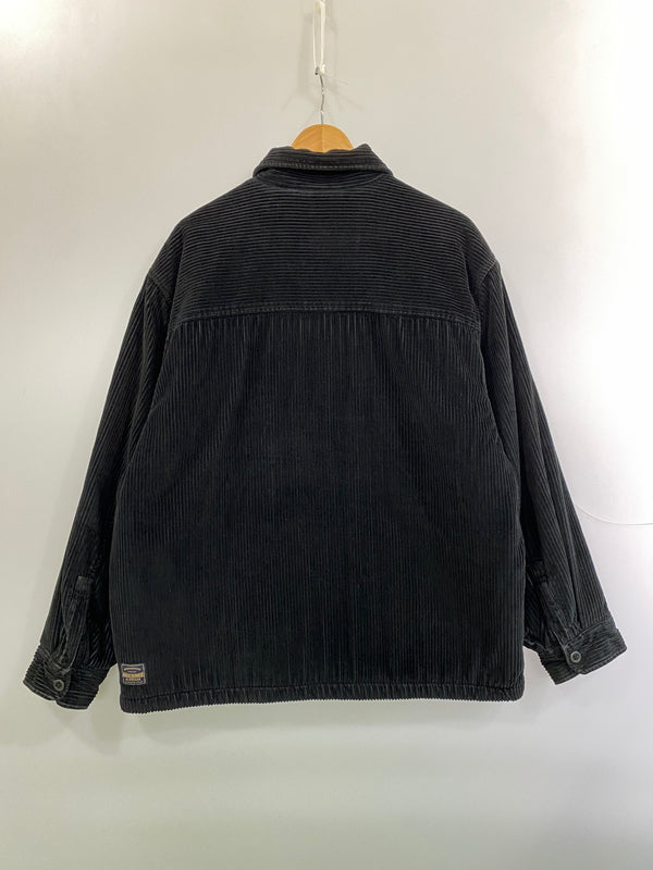 【中古品】【メンズ】 ABERCROMBIE&FITCH アバクロンビー&フィッチ CORDUROY BOA JACKET コーデュロイ ボアジャケット メンズ アウター 防寒 146-261016-em-25-min サイズ：M カラー：ブラック 万代Net店