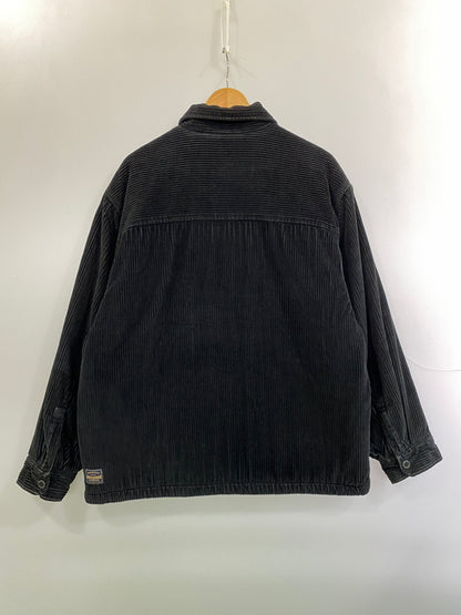 【中古品】【メンズ】 ABERCROMBIE&FITCH アバクロンビー&フィッチ CORDUROY BOA JACKET コーデュロイ ボアジャケット メンズ アウター 防寒 146-261016-em-25-min サイズ：M カラー：ブラック 万代Net店