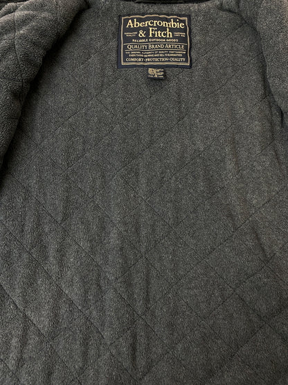【中古品】【メンズ】 ABERCROMBIE&FITCH アバクロンビー&フィッチ CORDUROY BOA JACKET コーデュロイ ボアジャケット メンズ アウター 防寒 146-261016-em-25-min サイズ：M カラー：ブラック 万代Net店