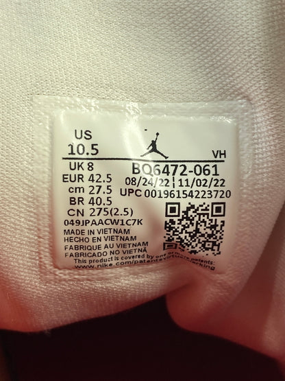 【中古品】【メンズ】 NIKE ナイキ WMNS AIR JORDAN 1 MID BQ6472-061 ウィメンズ エアジョーダン1 ミッド スニーカー メンズ シューズ 靴 160-261018-em-12-min サイズ：27.5cm カラー：Black/Gym Red 万代Net店