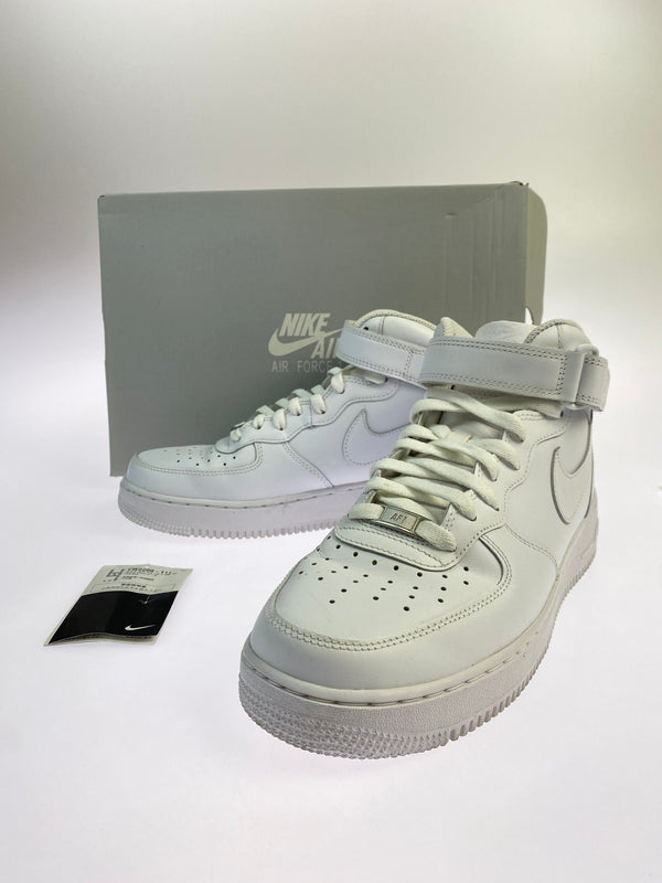 【中古品】【メンズ】 NIKE ナイキ AIR FORCE 1 MID '07 CW2289-111 エアフォース1 ミッド スニーカー メンズ シューズ 靴 160-261018-em-13-min サイズ：27.5cm カラー：WHITE 万代Net店