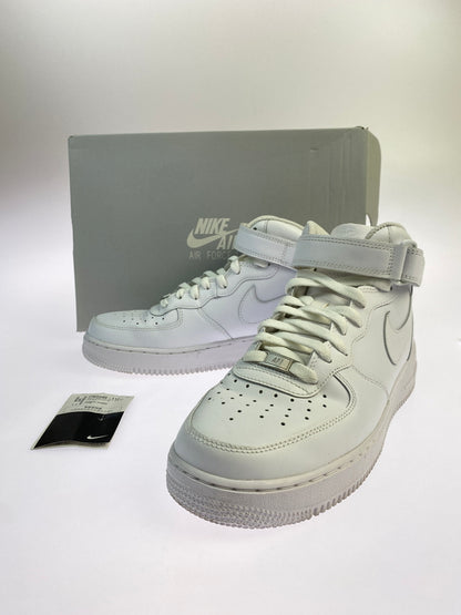 【中古品】【メンズ】 NIKE ナイキ AIR FORCE 1 MID '07 CW2289-111 エアフォース1 ミッド スニーカー メンズ シューズ 靴 160-261018-em-13-min サイズ：27.5cm カラー：WHITE 万代Net店