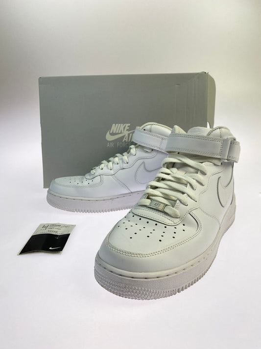 【中古品】【メンズ】 NIKE ナイキ AIR FORCE 1 MID '07 CW2289-111 エアフォース1 ミッド スニーカー メンズ シューズ 靴 160-261018-em-13-min サイズ：27.5cm カラー：WHITE 万代Net店