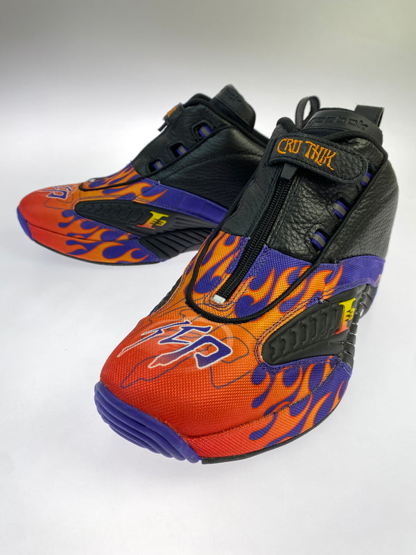 【中古品】【メンズ】 REEBOK リーボック CLASSIC ANSWER 4 MOTORSPORT FY9689 クラシック アンサー 4 モータースポーツ スニーカー シューズ 靴 162-261018-em-34-min サイズ：27.5cm カラー：BLACK TEAM PURPLE VECTOR RED 万代Net店