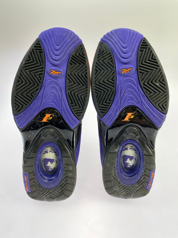 【中古品】【メンズ】 REEBOK リーボック CLASSIC ANSWER 4 MOTORSPORT FY9689 クラシック アンサー 4 モータースポーツ スニーカー シューズ 靴 162-261018-em-34-min サイズ：27.5cm カラー：BLACK TEAM PURPLE VECTOR RED 万代Net店