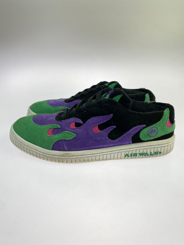 【中古品】【メンズ】 AIRWALK M×M×M エアウォーク マジカルモッシュミスフィッツ FLAME PATTERN SNEAKER AWC0007 フレイム パターン スニーカー メンズ シューズ 162-261018-em-33-min サイズ：27.0cm カラー：マルチカラー 万代Net店