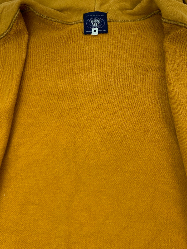 【現状渡し品】【メンズ】 A BATHING APE アベイシングエイプ ZIP UP HOODIE ジップアップ フーディ メンズ フルジップ パーカー 長袖 142-261022-em-21-min サイズ：M カラー：マスタードイエロー 万代Net店