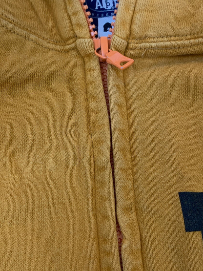【現状渡し品】【メンズ】 A BATHING APE アベイシングエイプ ZIP UP HOODIE ジップアップ フーディ メンズ フルジップ パーカー 長袖 142-261022-em-21-min サイズ：M カラー：マスタードイエロー 万代Net店