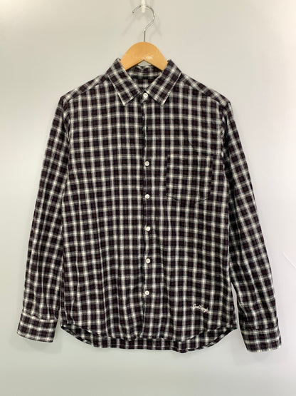 【中古品】【メンズ】 GOOD ENOUGH グッドイナフ CHECK SHIRT チェック 長袖シャツ メンズ トップス 142-261022-em-18-min サイズ：M カラー：ブラック系 万代Net店