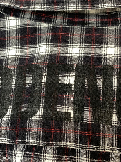【中古品】【メンズ】 GOOD ENOUGH グッドイナフ CHECK SHIRT チェック 長袖シャツ メンズ トップス 142-261022-em-18-min サイズ：M カラー：ブラック系 万代Net店