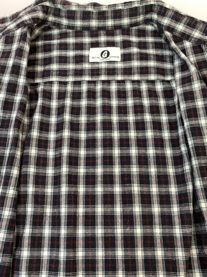【中古品】【メンズ】 GOOD ENOUGH グッドイナフ CHECK SHIRT チェック 長袖シャツ メンズ トップス 142-261022-em-18-min サイズ：M カラー：ブラック系 万代Net店