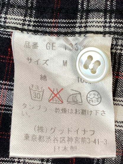 【中古品】【メンズ】 GOOD ENOUGH グッドイナフ CHECK SHIRT チェック 長袖シャツ メンズ トップス 142-261022-em-18-min サイズ：M カラー：ブラック系 万代Net店