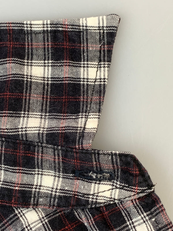 【中古品】【メンズ】 GOOD ENOUGH グッドイナフ CHECK SHIRT チェック 長袖シャツ メンズ トップス 142-261022-em-18-min サイズ：M カラー：ブラック系 万代Net店