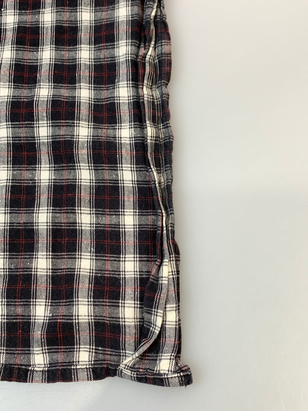 【中古品】【メンズ】 GOOD ENOUGH グッドイナフ CHECK SHIRT チェック 長袖シャツ メンズ トップス 142-261022-em-18-min サイズ：M カラー：ブラック系 万代Net店