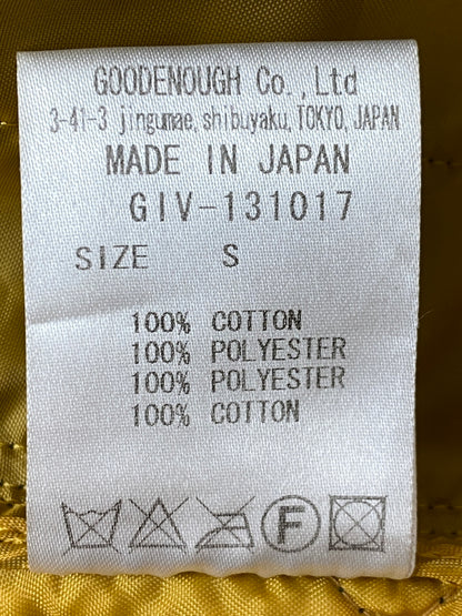 【中古品】【メンズ】 GOOD ENOUGH グッドイナフ QUILTING JACKET キルティング ジャケット メンズ アウター 中綿 142-261016-em-24-min サイズ：S カラー：グリーン系 万代Net店