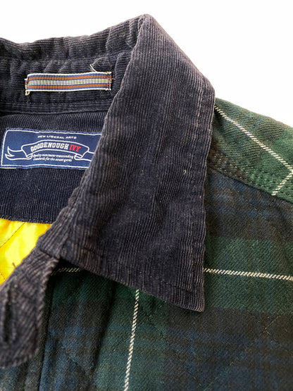 【中古品】【メンズ】 GOOD ENOUGH グッドイナフ QUILTING JACKET キルティング ジャケット メンズ アウター 中綿 142-261016-em-24-min サイズ：S カラー：グリーン系 万代Net店