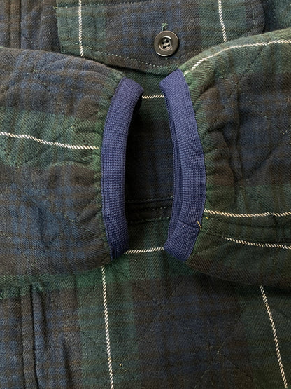 【中古品】【メンズ】 GOOD ENOUGH グッドイナフ QUILTING JACKET キルティング ジャケット メンズ アウター 中綿 142-261016-em-24-min サイズ：S カラー：グリーン系 万代Net店