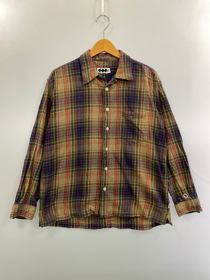【中古品】【メンズ】 FINESSE フィネス CHECK SHIRT チェック シャツ メンズ 長袖シャツ トップス 142-261016-em-23-min サイズ：S カラー：マルチカラー 万代Net店