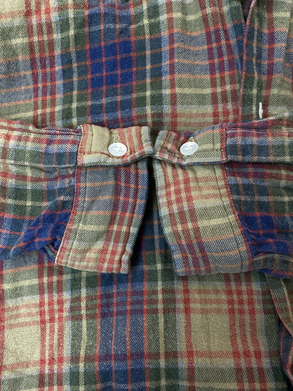 【中古品】【メンズ】 FINESSE フィネス CHECK SHIRT チェック シャツ メンズ 長袖シャツ トップス 142-261016-em-23-min サイズ：S カラー：マルチカラー 万代Net店