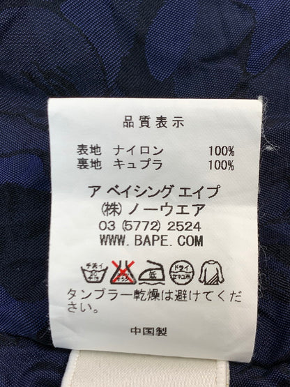 【中古品】【メンズ】 A BATHING APE アベイシングエイプ M-65 MILITARY JACKET ミリタリージャケット メンズ アウター 上着 142-261020-em-78-min サイズ：S カラー：ネイビー 万代Net店
