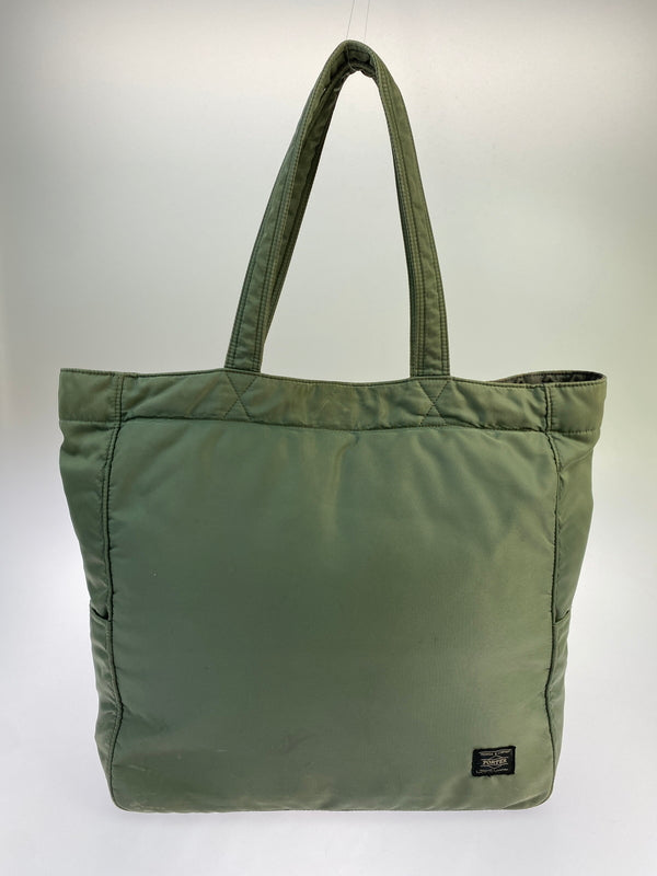 【現状渡し品】【メンズ/レディース】 PORTER ポーター CREAM TOTE BAG クリーム トート バッグ ナイロン 吉田カバン 188-261025-em-20-min カラー：カーキ 万代Net店